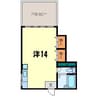 辰巳マンション 1Rの間取り