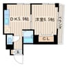 関戸ビル 1DKの間取り