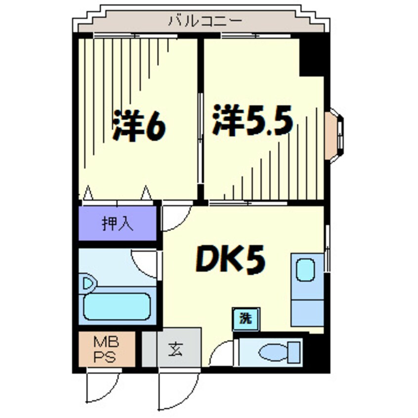 間取図 カーサフェリース