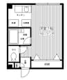 古山ビル 1Rの間取り