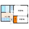 小島ビル 2Kの間取り