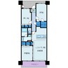 東京ベイスクエア・プリズム 3LDKの間取り