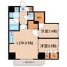 レヴァンテ浅草観音 壱 2LDKの間取り