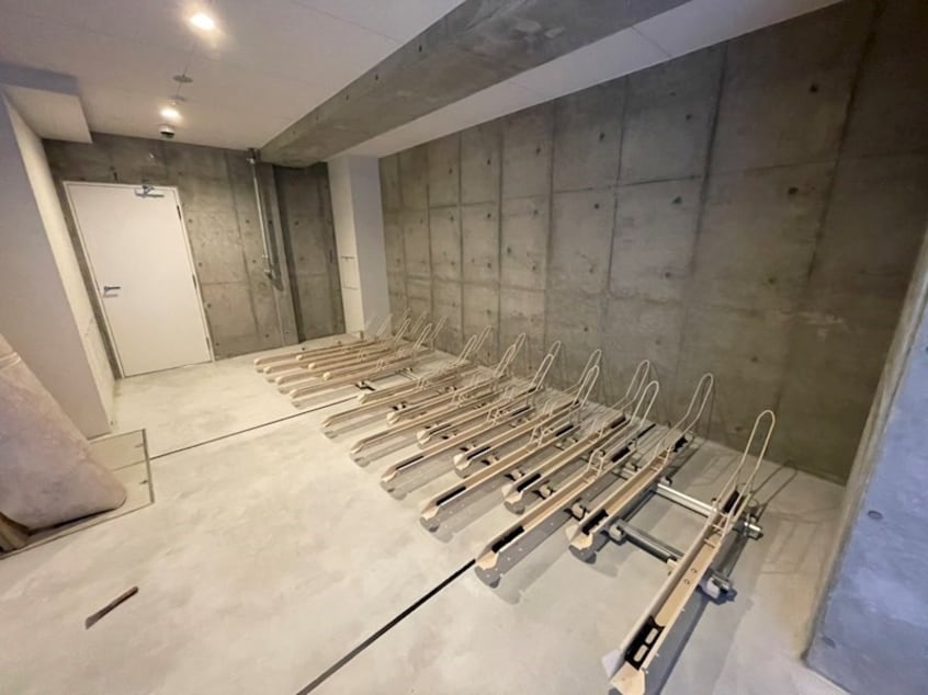 建物内にも駐輪場を設置。オートロックを大切な自転車にも。 レヴァンテ浅草観音 壱
