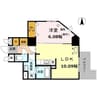 AREA385 1LDKの間取り