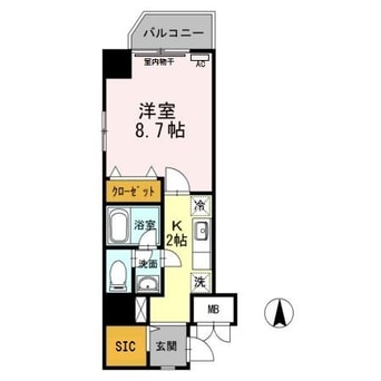 間取図 ひびき錦糸町 門田ビル