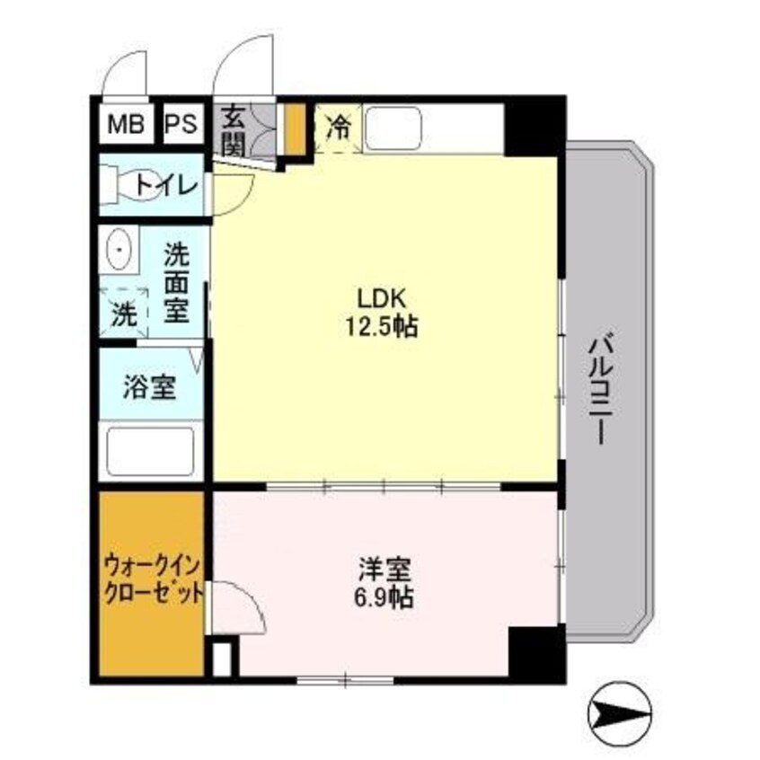 間取図 グローセインゼル湯島