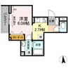 アナシエ東墨田 1Kの間取り
