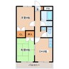 サンライズコート 2DKの間取り