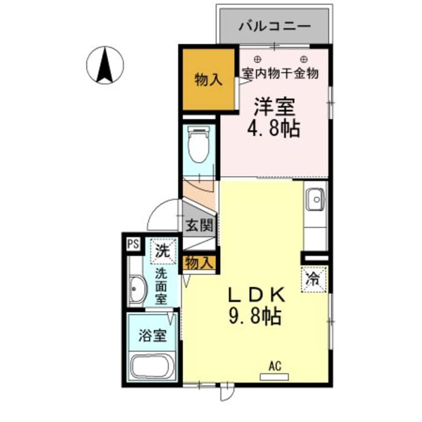 間取図 メープル・シャンテ