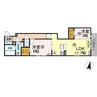 セレスティア千住元町 2LDKの間取り