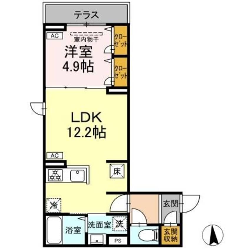 間取図 セレスティア六町II