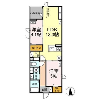 間取図 セレスティア六町II