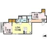 セレスティア六町III 2LDKの間取り