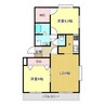 アルヴェアーレ大塚II 2LDKの間取り
