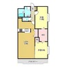 アットスマイルＡ 2LDKの間取り