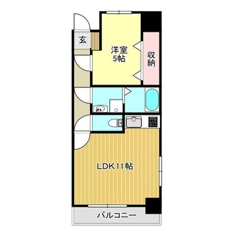 間取図 イーグルコート高沢