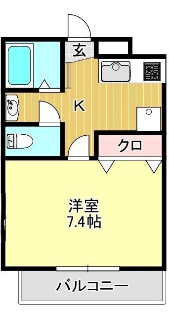間取図 ウェールＫ