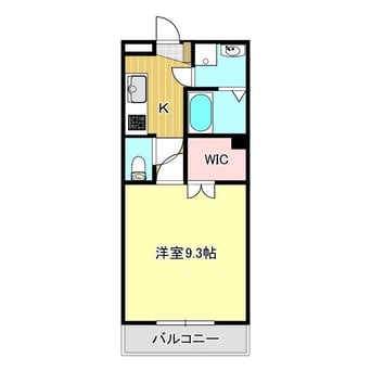 間取図 カロレイ日の出町