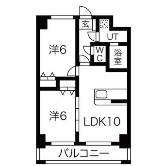 間取図 グランメールコート白銀