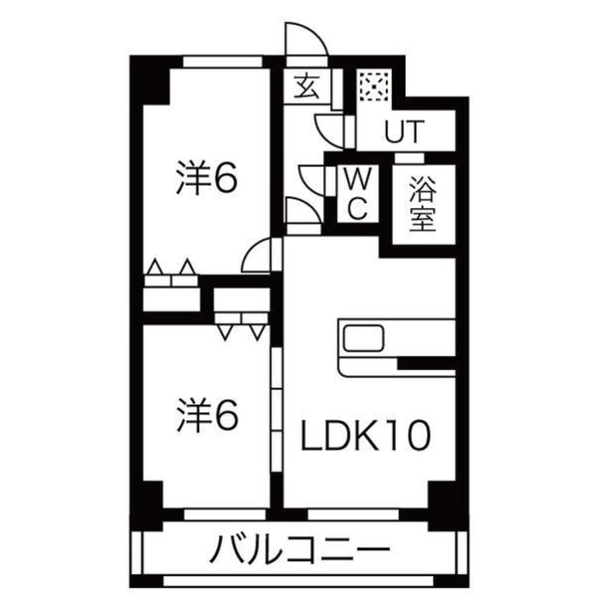 間取図 グランメールコート白銀