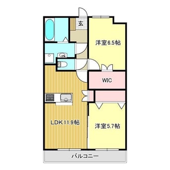間取図 シェルコート