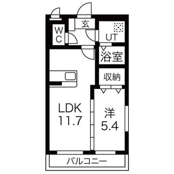 間取図 セレッソ　ヴィエント