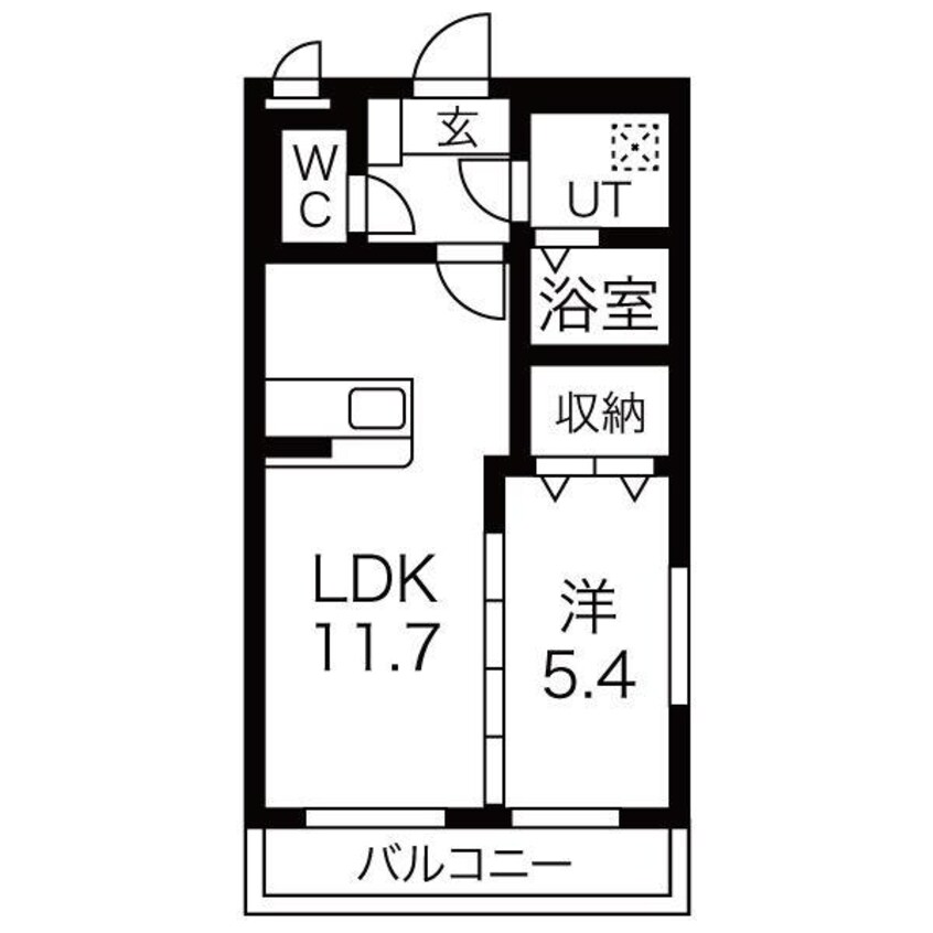 間取図 セレッソ　ヴィエント