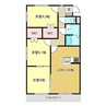 ゾーヤボーネ 3LDKの間取り