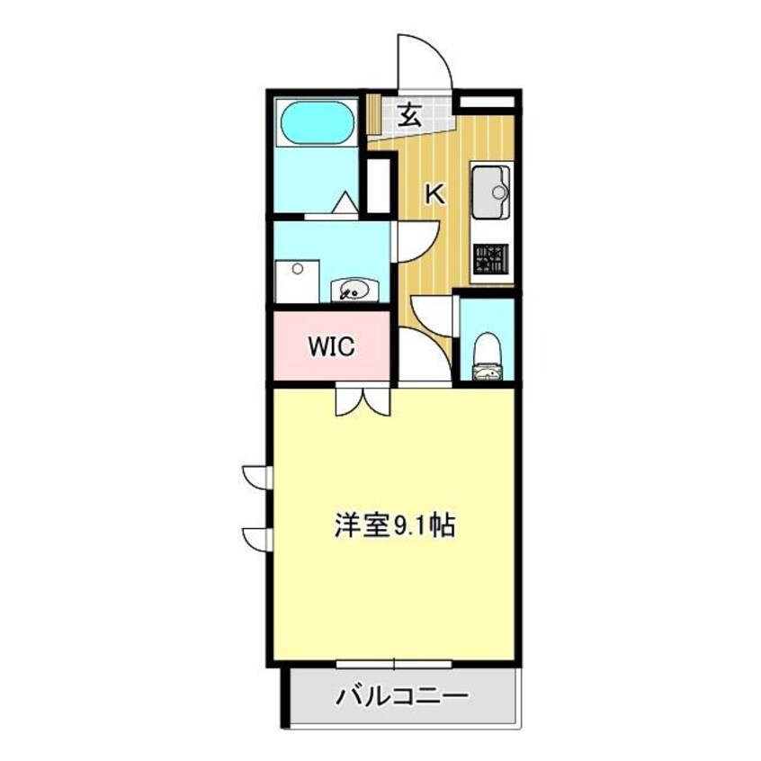 間取図 チェスターコート