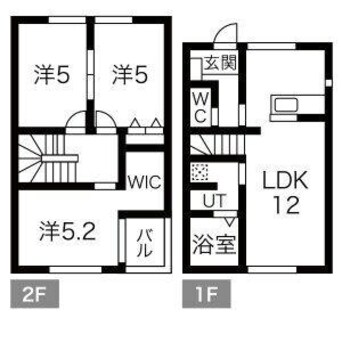 間取図 テラスハウス・ベル　V号棟