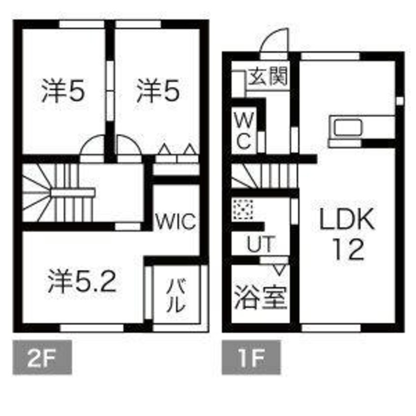 間取図 テラスハウス・ベル　V号棟