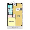 タウンパークＳ 1LDKの間取り