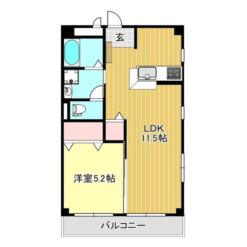 間取図 タウンパークＳ