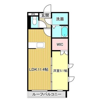 間取図 フェリスタ西条町