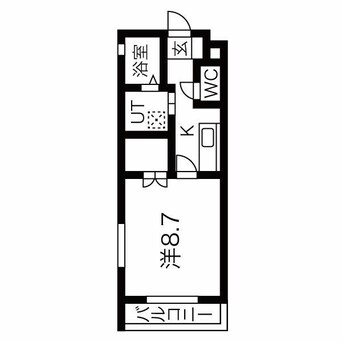 間取図 フェリスタ西条町