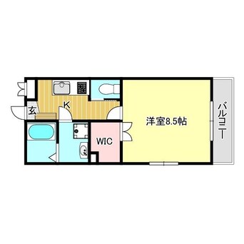 間取図 フェリスタ西条町