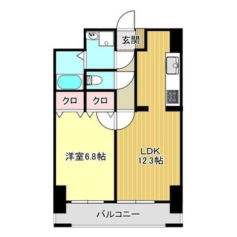 間取図 モアナコート