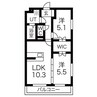 リーベンR 2LDKの間取り