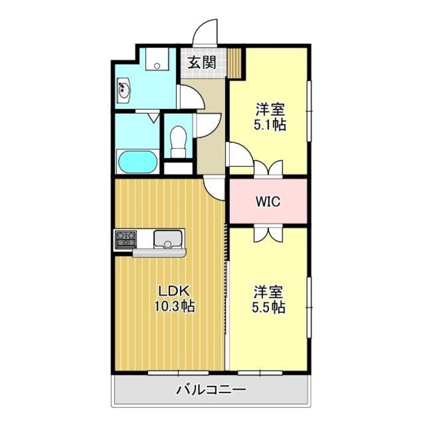間取図 リーベンR