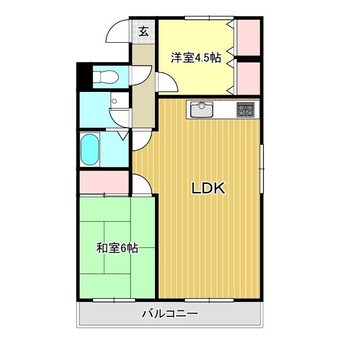 間取図 ルピナス伏見