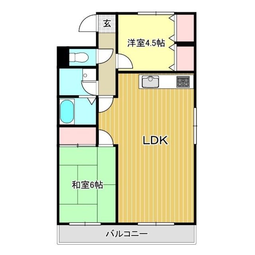 間取図 ルピナス伏見