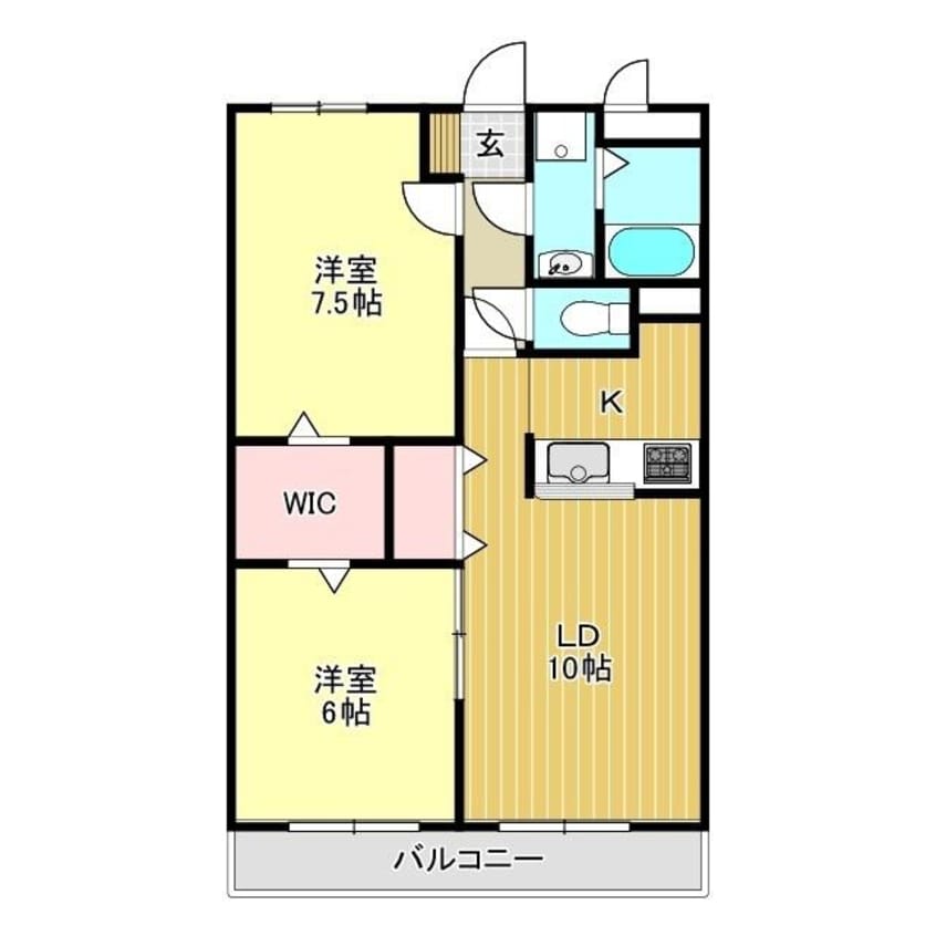 間取図 リヴ・ファーストＳｏｕｔｈ