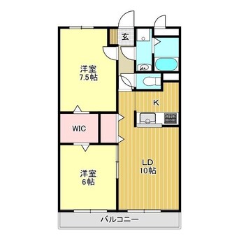 間取図 リヴ・ファーストＳｏｕｔｈ