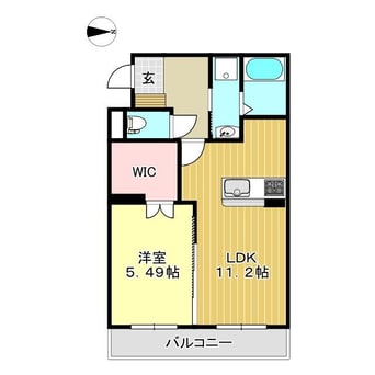 間取図 シャン・ド・フルール