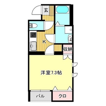 間取図 フレード高島町