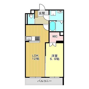 間取図 ヴィガラス川成新町