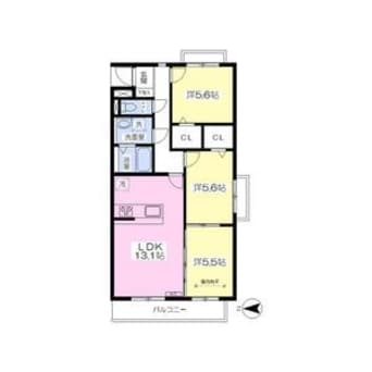 間取図 ドルチェ　ヴィータ　北館