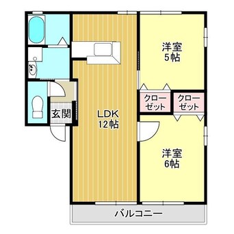 間取図 レトアRainBow