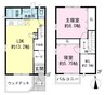 テルツァ桜堤 2LDKの間取り